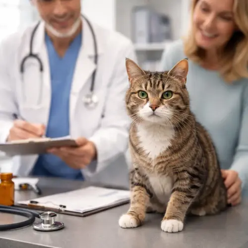 aging cat questions to ask vet