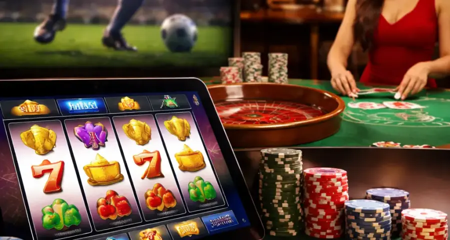 Game Selection: Slots, Live Casino, and Sports Betting