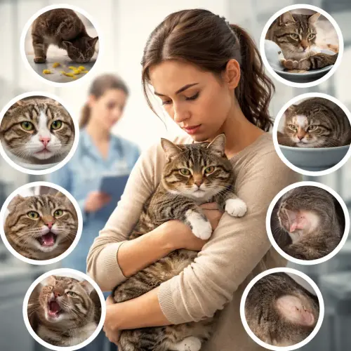 cat needs veterinary attention