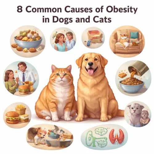 Common Causes of Obesity in Dogs and Cats