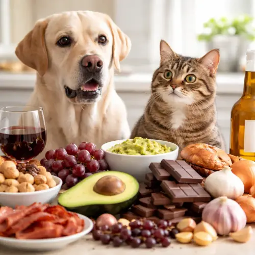 dangerous human foods pets should never eat