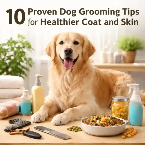 dog grooming tips for healthier coat and skin