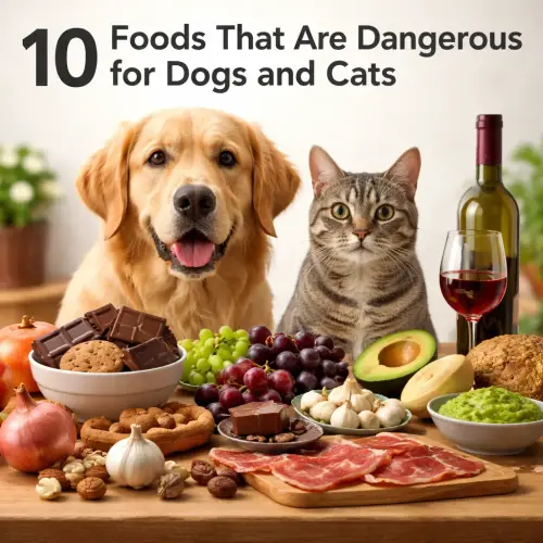 Foods That Are Dangerous for Dogs and Cats