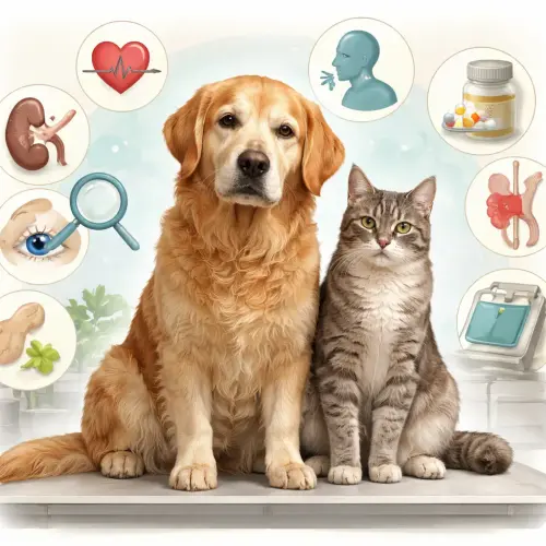 health problems common in older dogs and cats