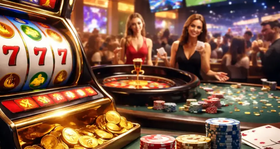 Game Selection: Slots, Live Casino, and Sports Betting