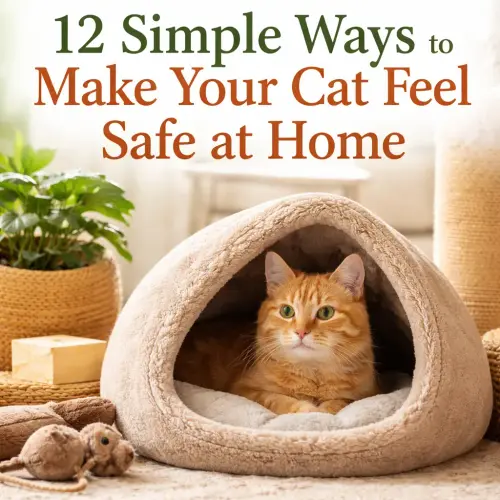 make your cat feel safe at home