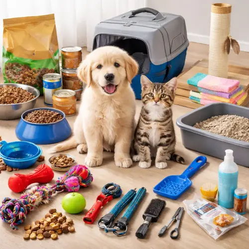 must-have pet supplies for new dog and cat owners