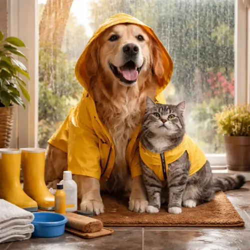 rainy season pet care tips
