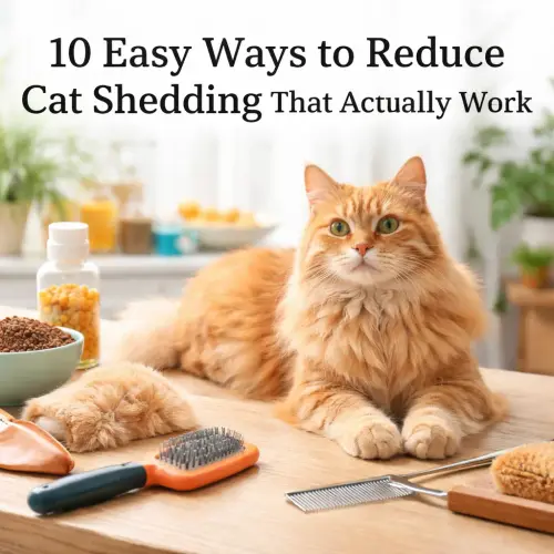 reduce cat shedding