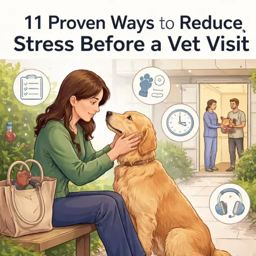 reduce stress before a vet visit