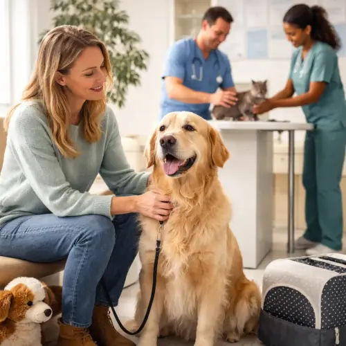 reduce stress before a vet visit, reduce stress before vet visit, calm pet at vet, pre-vet visit tips