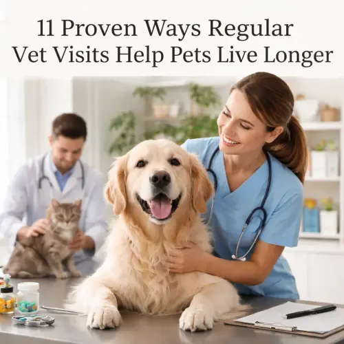 regular vet visits help pets live longer