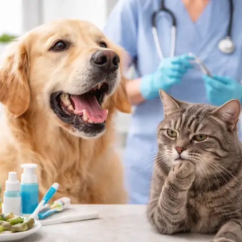 signs of dental disease in pets