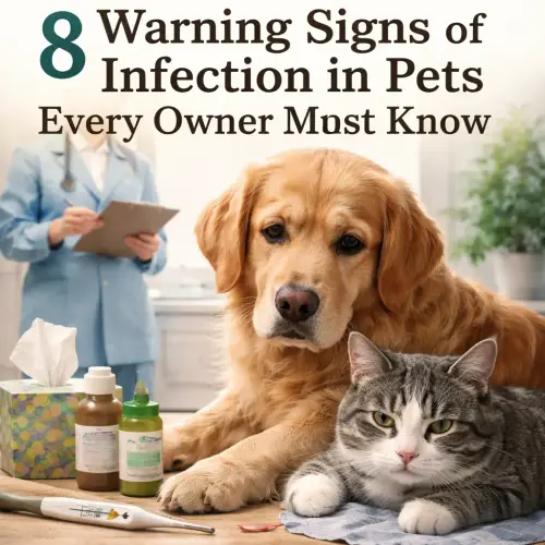 signs of infection in pets