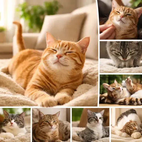 signs your cat is happy