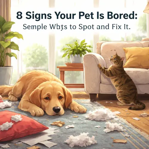 signs your pet is bored