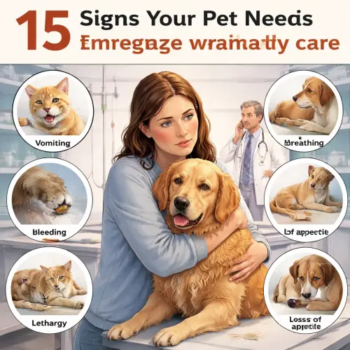 signs your pet needs immediate veterinary care