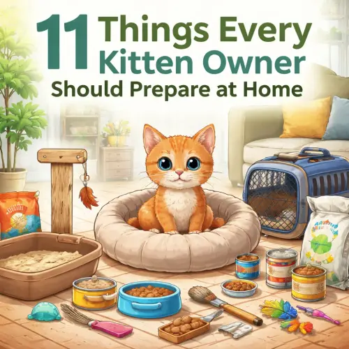 Things Every Kitten Owner Should Prepare at Home