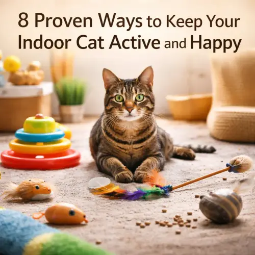 ways to keep your indoor cat active