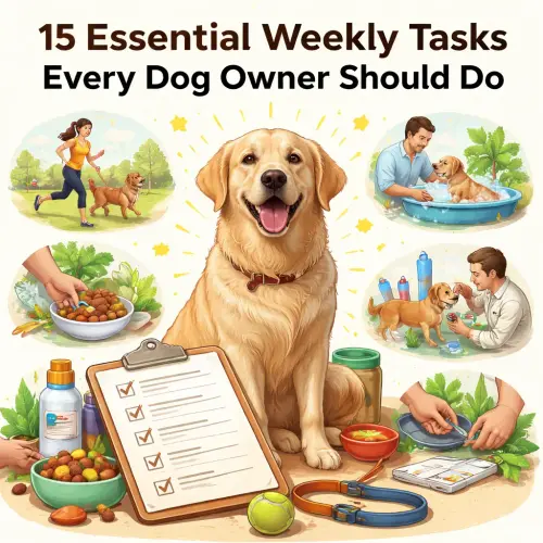weekly tasks for dog owners