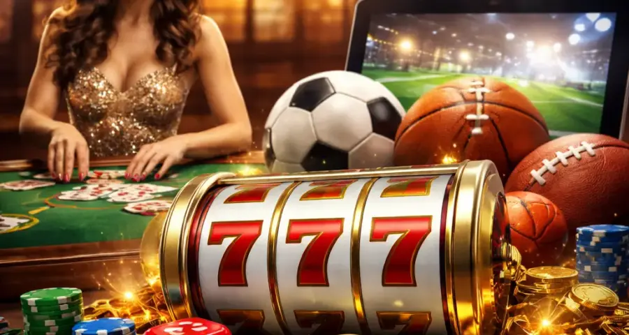 Game Selection: Slots, Live Casino, and Sports Betting